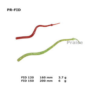 Pr-Fid 3.7g/6g Customized Artificial Bait Soft Worm Fishing Lure