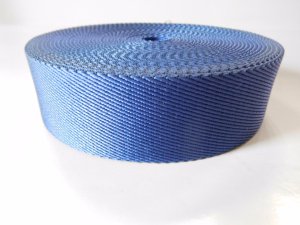 40mm Blue Twill Nylon Webbing